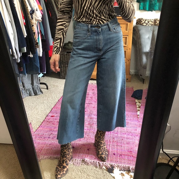 Uniqlo Denim - Wide Leg Cropped Denim